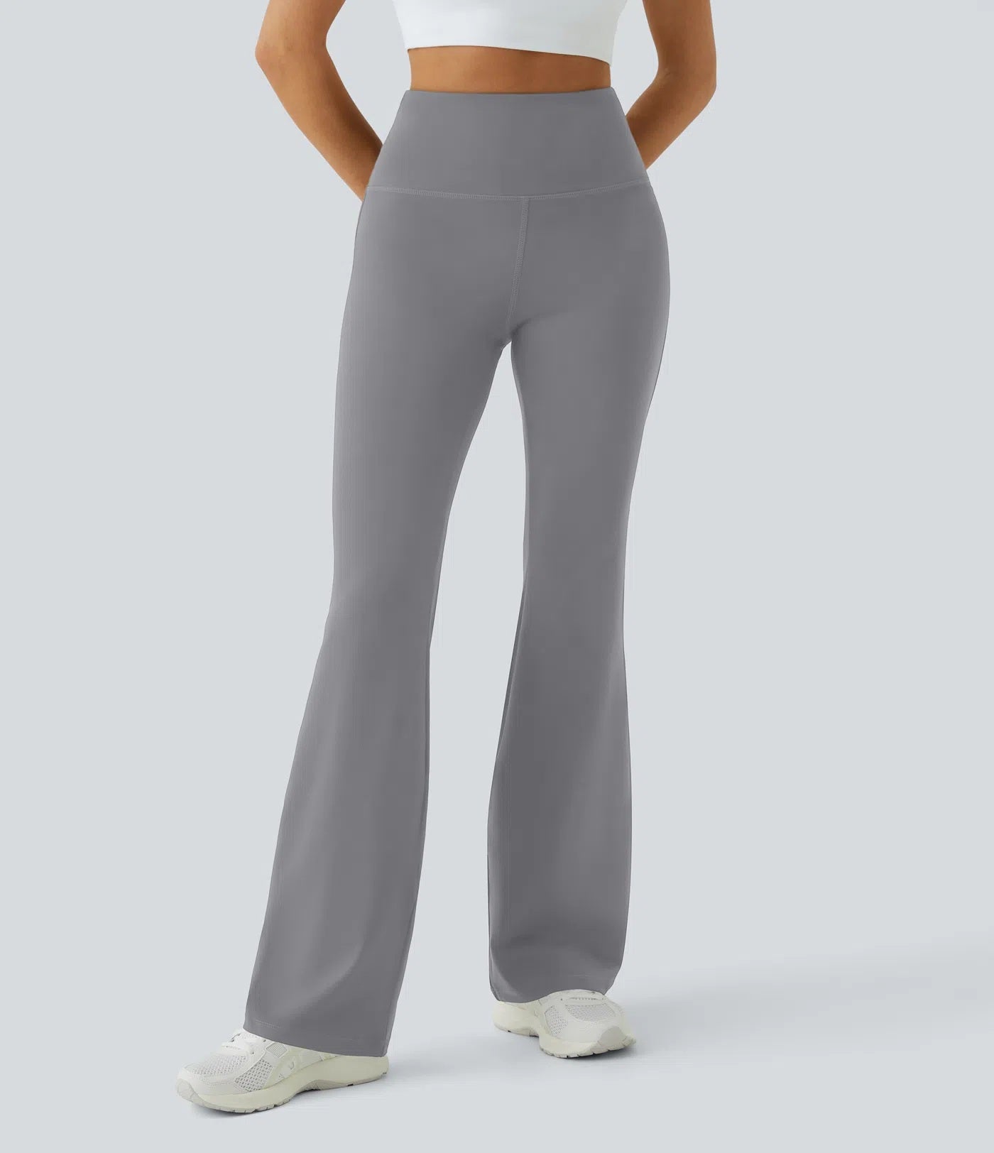 Storm Grey Sports & Gym Bottom Wear for Women