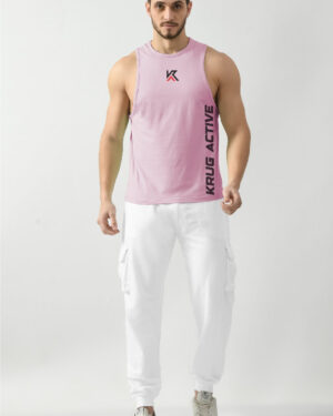 Flamingo Pink Gym Tank Tops