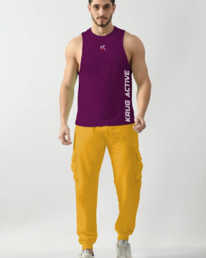 Grape Violet Gym Tank Tops